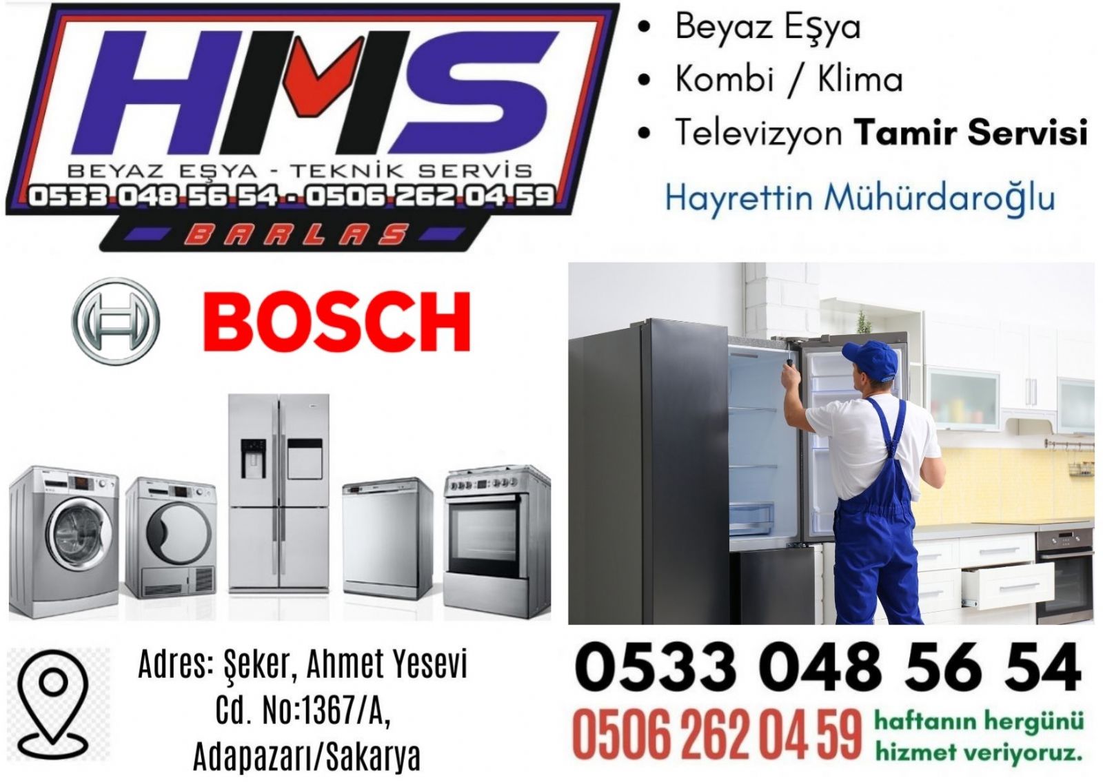 adapazarı bosch servisi